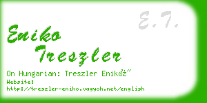 eniko treszler business card